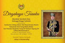Sistem perlantikan spb yang dipertuan agong malaysia. Daulat Tuanku Pihak Pengurusan Dan Asia E University Facebook