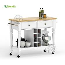 Maybe you would like to learn more about one of these? Vintage Wood White Kitchen Island Cart With Wine Storage Manufacturer Nutrend