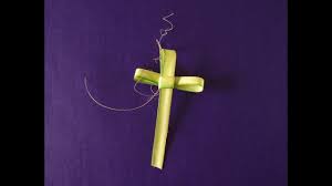 How big does a palm cross need to be? Tutorial Palm Sunday Cross Youtube