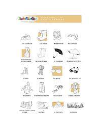Spanish Worksheet About Clothes Places And Weather More Spanish Teaching Resources At Www Rockalingua Com Espanhol Idiomas Idioma Espanhol