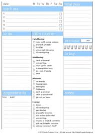 Unusual Family Daily Routine Schedule Template Ideas