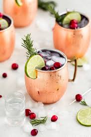 Holiday Moscow Mule Holiday Mules Mule Cocktail Holiday Drinks