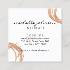 15% off with code auguststylez. Luxe Faux Rose Gold Painted Circle Designer Logo Square Business Card Zazzle Com Business Cards Creative Painted Circle Square Business Card