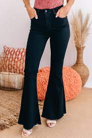 Maybe you would like to learn more about one of these? Getting Groovy High Rise Bell Bottom Pants Black Nanamacs