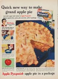1949 Apple Pyequick Ad Quick New Way To Make Grand Apple Pie Retro Recipes Homemade Apple General Foods
