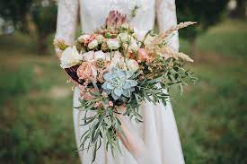 Diy bridal bouquet with succulents (succulent bouquet)#gifted bridal bouquets can be an expensive part of a wedding budget. Succulent Wedding Bouquet Ideas Omaha Lace Cleaners