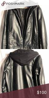 Calvin Klein Men S Leather Jacket Leather Jacket Calvin Klein Clothes Design