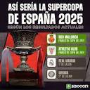 BeSoccer on X: "🏆 Así sería la Supercopa de España 2025 ...