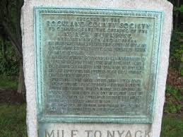 1 Mile To Nyack Historical Marker