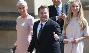 Ein überblick der prominenten hochzeitsgäste. James Corden Waves And Smiles As He Arrives At Royal Wedding To Support Meghan And Harry Celebrity News Showbiz Tv Express Co Uk
