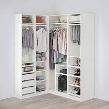 I bought a 75cm ( 29 1/2″) pax module and one 50cm ( 19 1/2″) door. Buy Pax Corner Wardrobe 160 163x236 Cm Online Uae Ikea