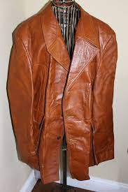 Men S Vintage Leather Jacket By Grais Size 50 By Jewelryonmymind 17 99 Vintage Leather Jacket Vintage Men Red Leather Jacket