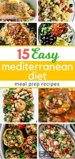 15 Easy Mediterranean Diet Meal Prep Recipes Meal Prep On Fleek Easy Mediterranean Diet Recipes Mediterranean Diet Recipes Mediterranean Recipes