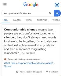 Provide appropriate technical conditions, make sure the contract you have made includes everything important and do what you two agreed on Google O Companionable Silence X Companionable Silence Means Two People Are So Comfortable Together In Silence They Don T Always Need Words To Share To Be Together It S Actually One Of The Best