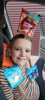 Filling trick or treat bag with votes