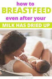 get breast milk back after drying up