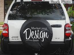 Vinyl Car Decal Mockup 4x4 Tire Cover Mockup Wheel Cover Etsy In 2020 Tire Cover Car Decals Vinyl Digital Word Art