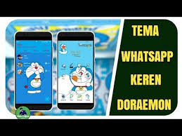 Download Whatsapp Tema Doraemon Mod Apk Syam Kapuk Di 2020 Doraemon Kartun Gambar Lucu