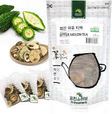 Amazon.com: [Medicinal Korean Herb Tea] 100% Natural Roasted Bitter Melon  Tea 볶은 여주 차 30g (15 teabags) : Grocery & Gourmet Food