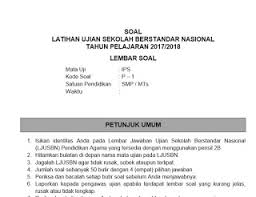 Soal Usbn Ips Smp Mts Beserta Kuncinya Panduandapodik Id