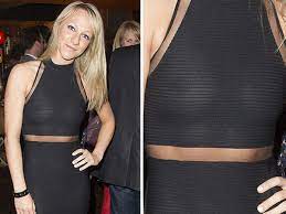 Chloe Madeley shows off boobs in see-through top - Mirror Online