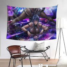 Hentai Anime Taimanin Poster Tapestry Action Animation CG Tapestries HAnime  Sexy Adult Bunny Girl Pantyhose Doujin Wall Hanging - AliExpress