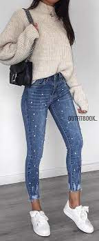 Winter Outfits Blue Jeans Pic By High 5 To Fashion Spring Outfits Classy Fashion Cozy Winter Outfits