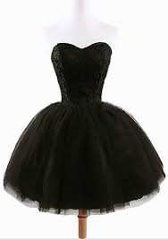 Women S Black Plain Grenadine Strapless Lace Up Ball Gown Sweet Tutu Mini Dress Black Cocktail Dress Cheap Short Prom Dresses Ball Gown Dresses