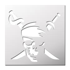 Pochoir Fantome Pirate Pochoir Pochoir A Imprimer Dessin Oiseau