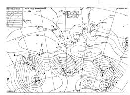 Synoptic Chart South Africa 12 March 2012 Jeffreys Bay News