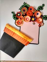 Card making kits diy handmade greeting card kits for kids, christmas card folded cards and matching envelopes thank you card art crafts crafty set gifts for girls boys 4.3 out of 5 stars 58 1 offer from $13.59 Art Craft Ideas And Bulletin Boards For Elementary Schools Handmade Card 3d Flowers Teachers Day Cards Handmade Crafts Arts And Crafts