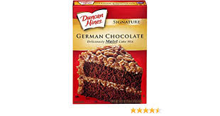 Grease bottom of 8x 8 pan. Duncan Hines German Chocolate Cake Mix 517g 6er Pack 6 X 517 G Amazon De Lebensmittel Getranke