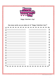 Valentine S Day Activities English Esl Worksheets For Distance Learning And Physical Classrooms Show your affection by planning a fun valentine's day game for adults with this funny, creative games you can find online.