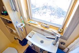 Use of texture to impact on the finished result of the bathroom. Tiny House Bathroom Sink Contemporary Bathroom San Francisco By The Tiny Project Houzz