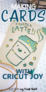 Dealing the cards seems easier, but it's as important a part of the. Making A Card With Cricut Joy Sustain My Craft Habit