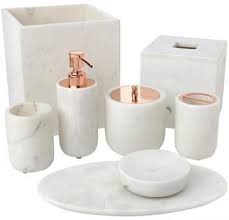 The calming look of this white bathroom accessories set will give such a. Marble Bathroom Accessories Set Pattern Plain At Best Price Inr 2 50 Kinr 5 K Set S In Gurgaon Haryana From Ss Corporation Id 5016579