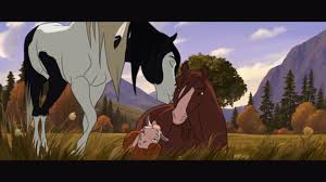 Spirit Stallion Of The Cimarron Deleted Scenes Spirit And Rain Spirit Drawing Spirit The Horse