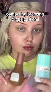 testing different types of bronzing drops to find the best ones  #bronzedrops #productreview #bronzingdrops #firstaidbeauty #glowrecipe  #skincare @First Aid Beauty @Glow Recipe