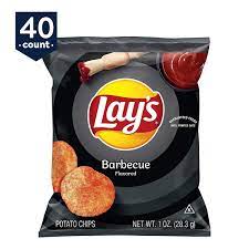You can make that kind yourself at home with a cheese slicer/potatoslicer and a broiler/deep fat fryer. Lay S Potato Chips Barbecue 1 Oz Bags 40 Count Walmart Com Walmart Com
