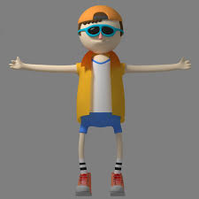 Men Summer Toon 3d Model 3d Model Model Mens Summer