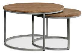 Stools with a lot of decorative cutouts on the sides will need to be dusted on a regular basis so that they don't look dirty. Veranasi Nesting Coffee Tables The Brick