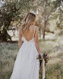 Sample Sale Gillian Lace Bohemian Wedding Dress Open Back Etsy Bohemian Wedding Dress Lace Sweetheart Wedding Dress Wedding Dresses