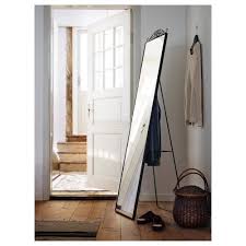 Karmsund Standspiegel Schwarz 40x167 Cm Ikea Deutschland Standspiegel Ikea Standspiegel Spiegel