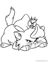 Take another journey back in time with disney. The Aristocats Coloring Pages 2 Disneyclips Com