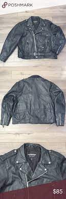 Unik Mens Premium Traditional Leather Biker Jacket Jacket Brands Jackets Clothes Design