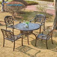 American forests partner · leather free · handpicked and curated China Weatherproof Outdoor Dining Table Set Garden Patio Furniture Set With 4 Arm Homeful Chair China Outdoor Table Set Outdoor Dining Table Set Garden