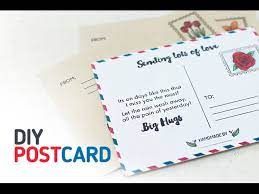 How to make photo postcards. How To Make Your Own Postcard Using Altenew S Happy Mail Stamps Youtube