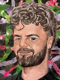 This portrait study of @JayMcGuiness is my way of showing how much that I  have enjoyed watching him back dancing