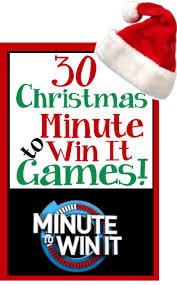 If not, you're missing out on some ridiculous fun that you can play at home with your family. Christmas Minute To Win It Games