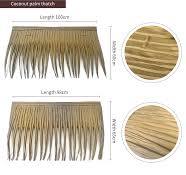 Synthetic Thatch Roof Tiles Outdoor Gazebo Roof Materials PE Heat Resistant  Modern Design Hotel Use Durable Waterproof